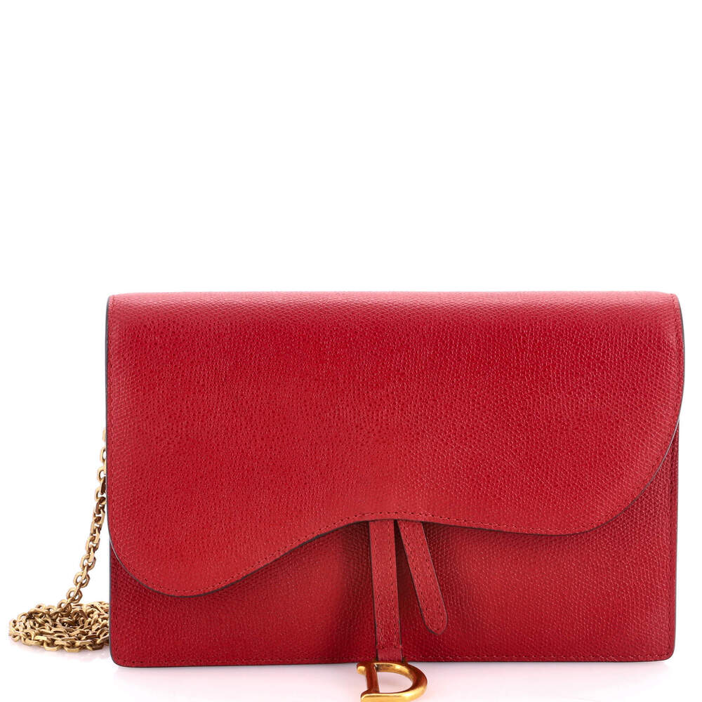 Christian Dior Saddle Chain Clutch